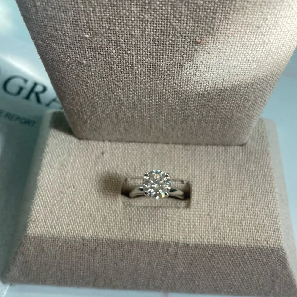 ❗️SOLD❗️3 CT Moissanite Ring - Picture 1 of 7